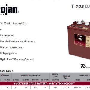 En Baterías Sevilla le ofrecemos: Trojan T105
