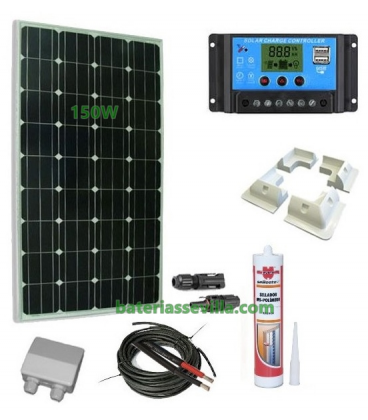 kit-solar-150w-12v-regulador-10A-caravanas-baterias-sevilla-caravaning-barcos-bateria