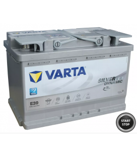 Batería Start-Stop AGM 70Ah 12v VARTA E39 Arranque Coche