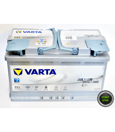 bateria coche start-stop AGM-varta f21 80ah 12v 580 901 080 baterias sevilla arranque