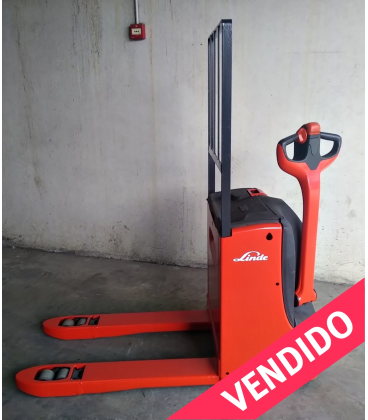 Linde T16 Transpaleta eléctrica 1600Kg Frutera bateria 24v Vendida