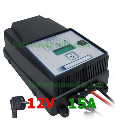 Cargador SPE CBHF2 12v 15A bateria plomo gel agm baterias Sevilla