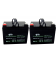 Dos Baterías Gel 35Ah 12V Premium battery Ciclo profundo