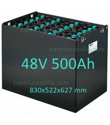 Bateria Traccion 48V 4PS 500Ah Midac 4MDL125