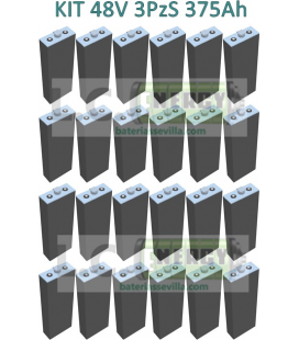 Kit Batería Tracción 48V 375Ah 3PzS