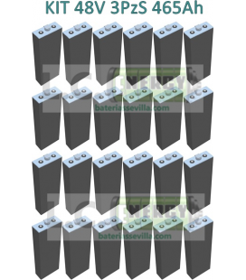 Kit Batería Tracción 48V 465Ah 3PzS Carretilla Elevadora